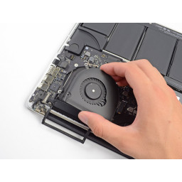 MacBook Pro 15-дюймовый дисплей Retina в начале 2013 года Замена левого вентилятора